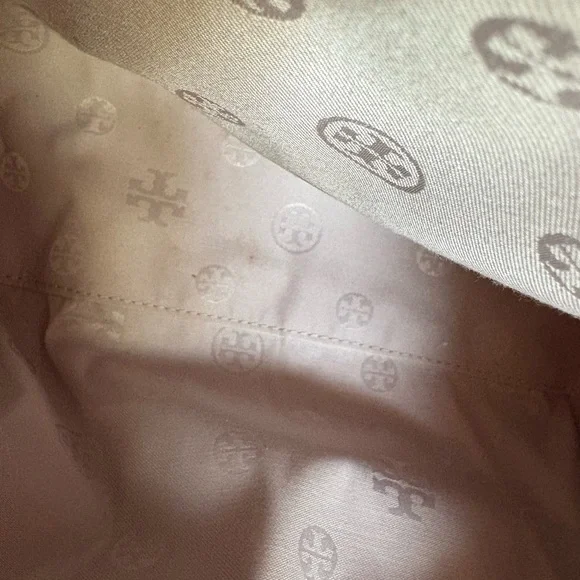 Tory Burch Carter Flap Pinky Lavender Leather Backpack - Picture 8 of 16